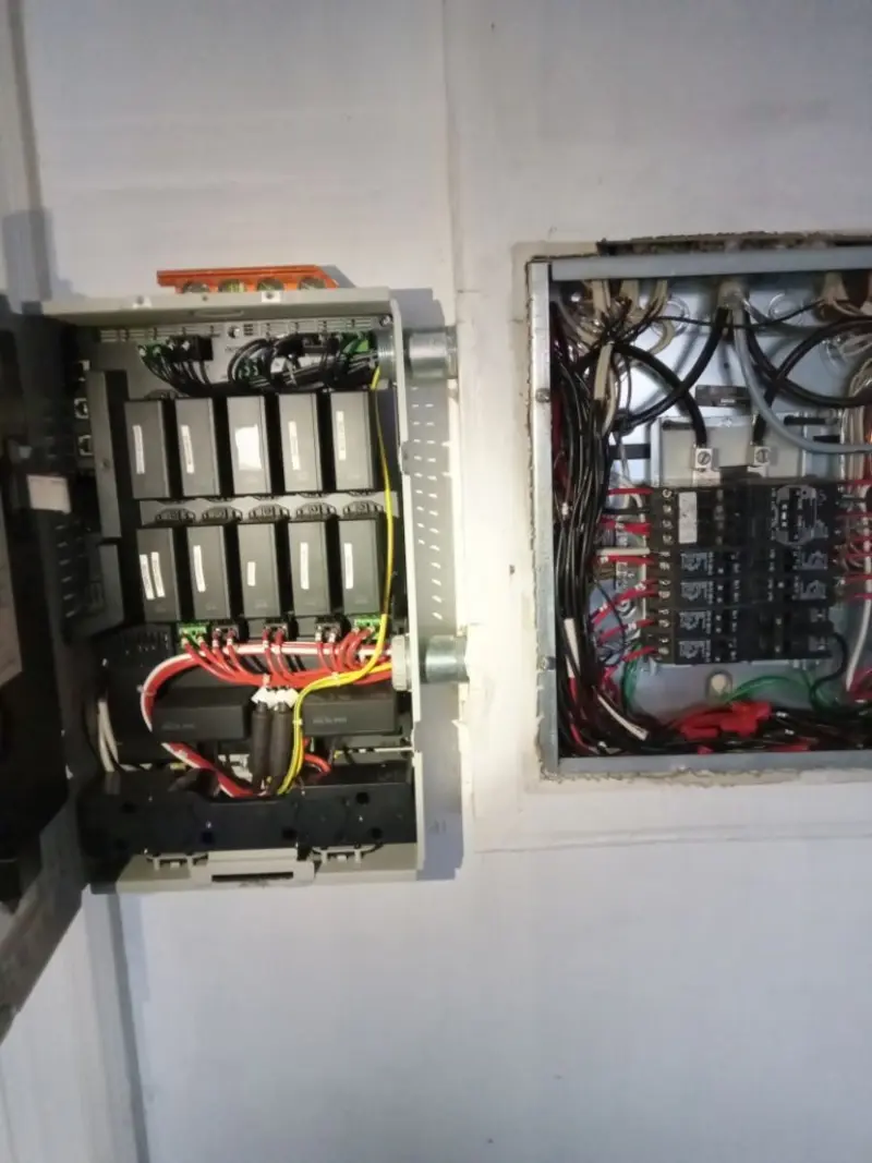 Electrical panel upgrade completed for Security Camera Wiring in Battlement Mesa